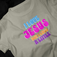 I Love Jesus But I Cuss A Little Graphic Tee